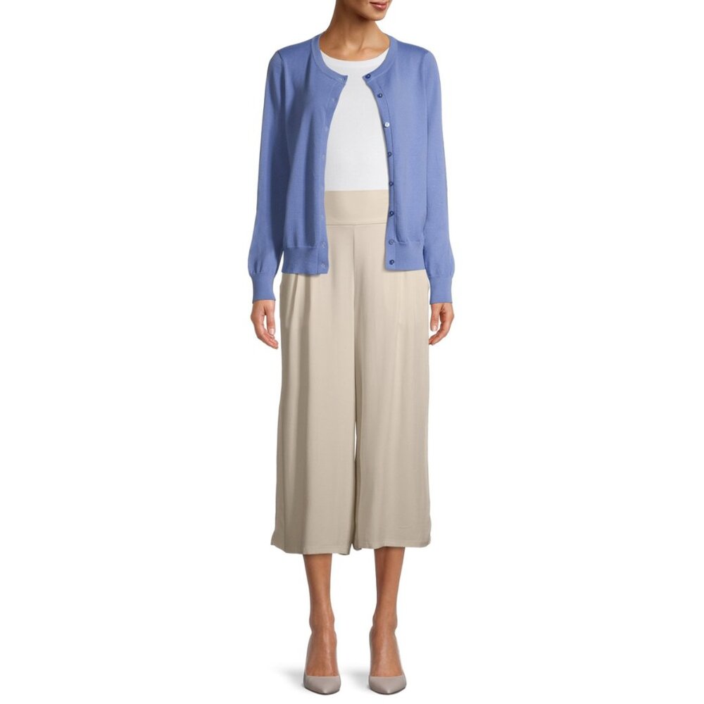 Smocked Waist Soft Pants, Khaki - Picture 4 of 7